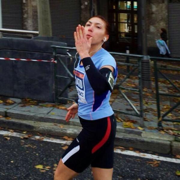 Sabrina Di Chio via Facebook "La mia prima maratona: Torino 2014...la corsa è vita"